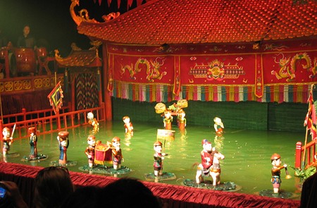 Water Pupet Show in Hanoi