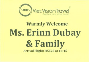 Welcome board