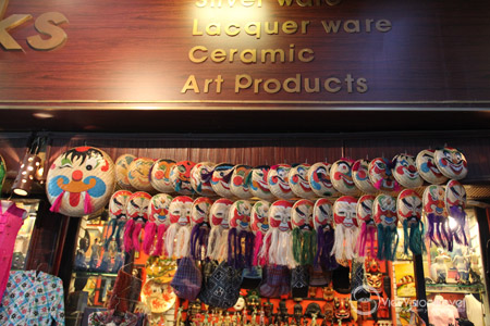 A souvenir shop in Hanoi.