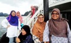 Cruising in Halong Bay.