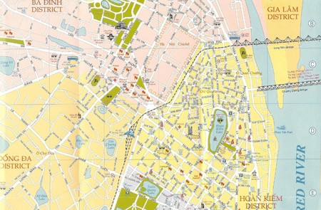 Hanoi Travel Map