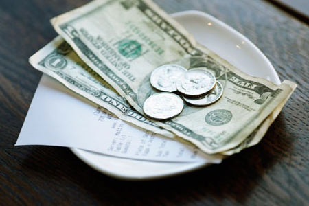 Tipping is necessary when traveling