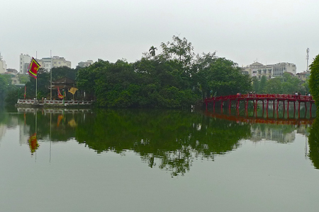 Hoan Kiem Lake and Ngoc Son Temple