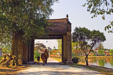Duong Lam village gate
