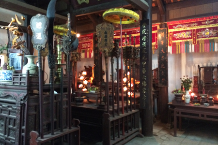 Inside Dong Ngac Communal House