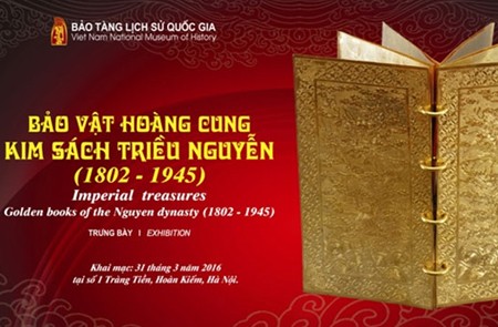 Nguyen Dynasty’s Gold Books to be Showcased in Ha Noi