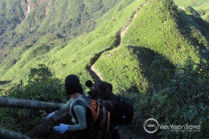 The route to Fansipan Peak