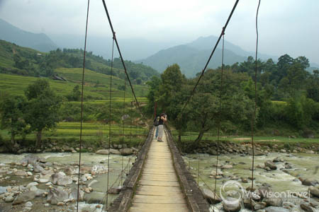 Bridge Monkey in Y Linh Ho Village