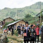 Local ethic group in Cat Cat Village, Sapa