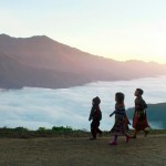 Ethnic children in Ta Xua Nature Reserve