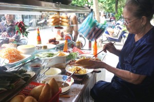 Great Banh Mi in Hanoi Old Quarter