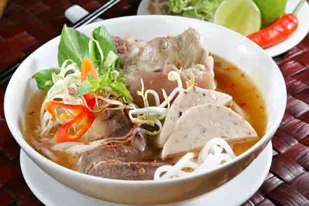 Rice Noodle and Beef Soup of Hue - Bun bo Hue