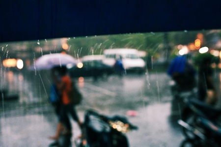 Hanoi in rainy days