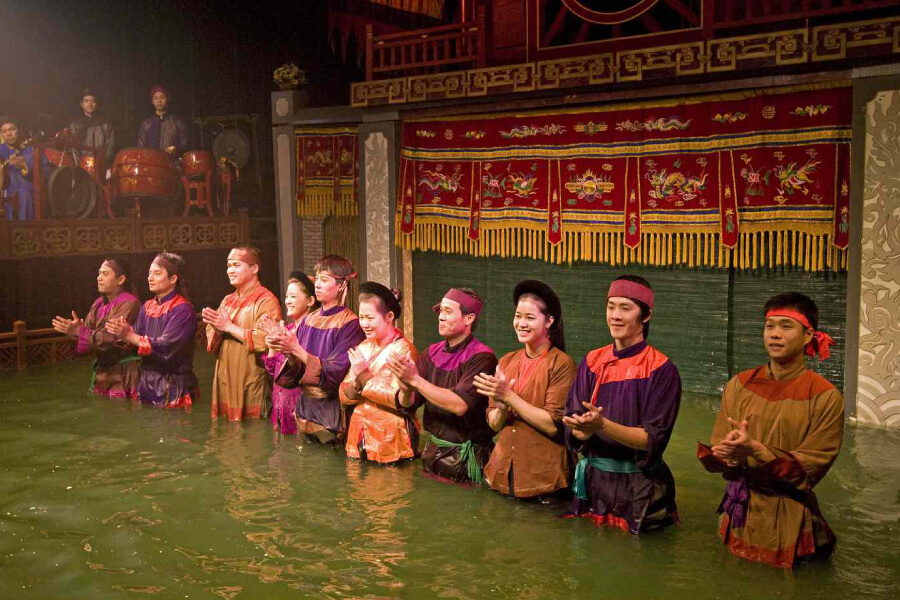 Water Puppet Show in Hanoi