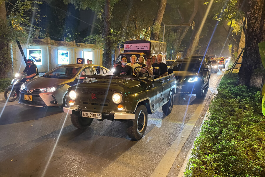 Hanoi By Night Jeep Tour