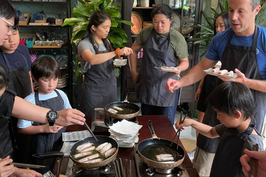Vietnamese cooking class experience during Hanoi tours 1